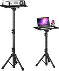 Adjustable Projector Stand Tripod with Gooseneck Phone Holder P9068