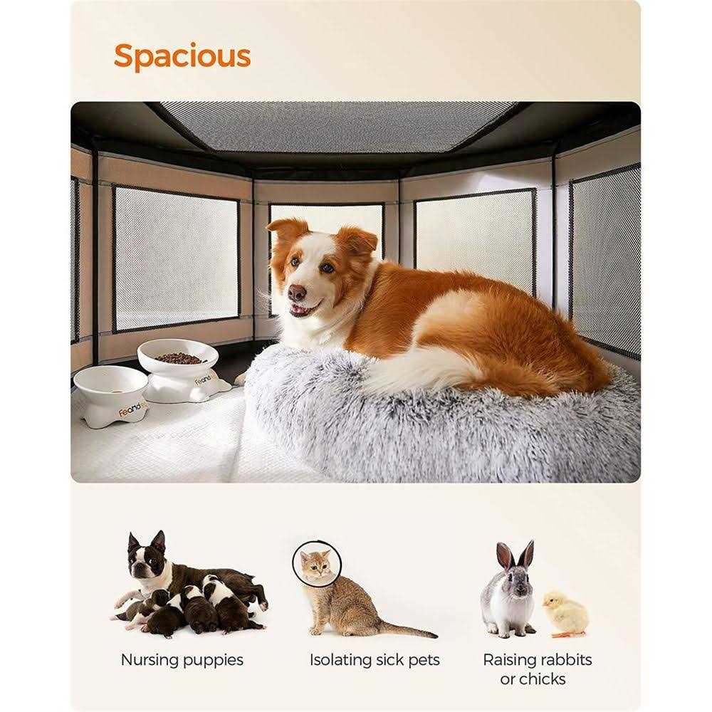 Dog Playpen Oxford Fabric Dog Fence E373