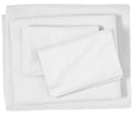 100% Cotton Flannel Deep Pocket 4-Piece Sheet Set Cal King White S48198