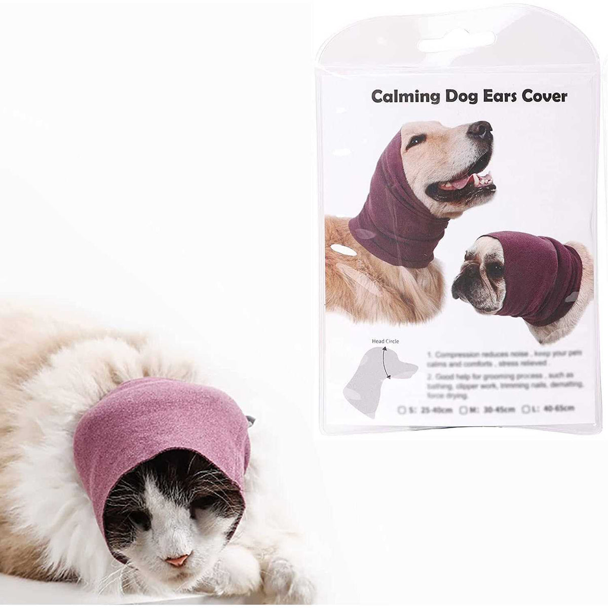 Dog Ear Cover for Bathing and Grooming L893