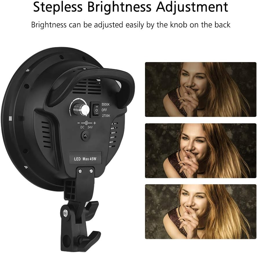 45W Bi-Color Dimmable LED Softbox Lighting Kit G734575