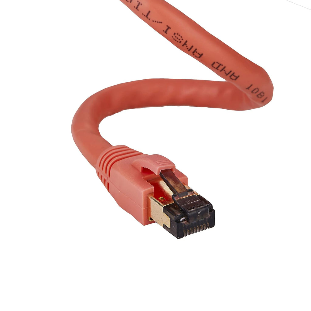 Cat8 Purple 75FT SFTP Ethernet Patch Cable 26AWG Copper C960194