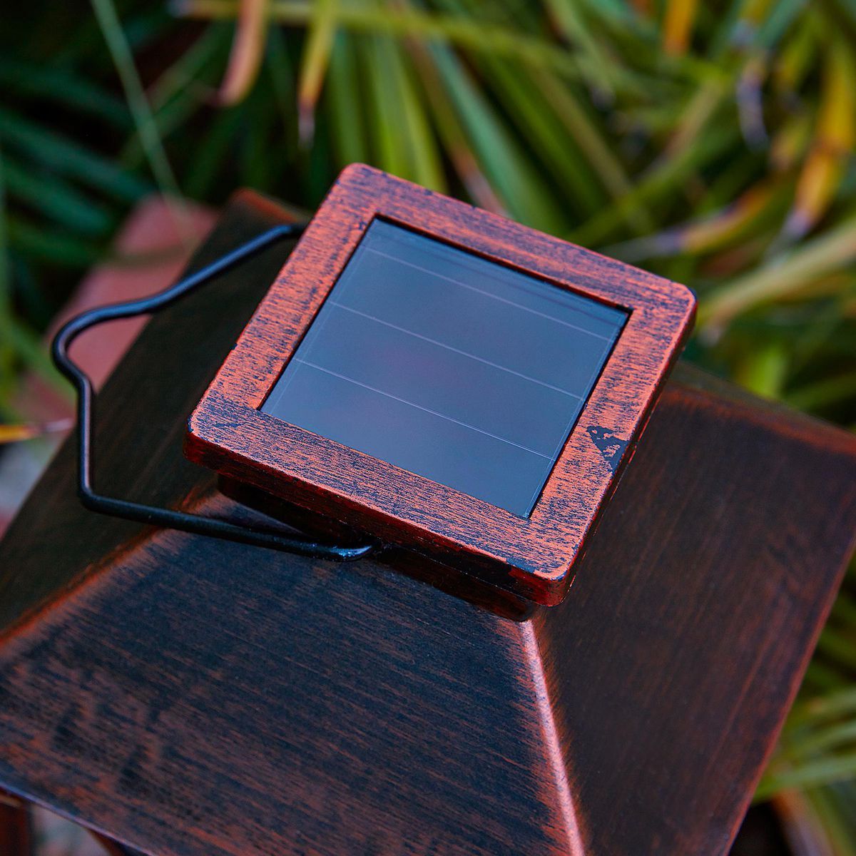 11 in. Solar LED Lantern T8565