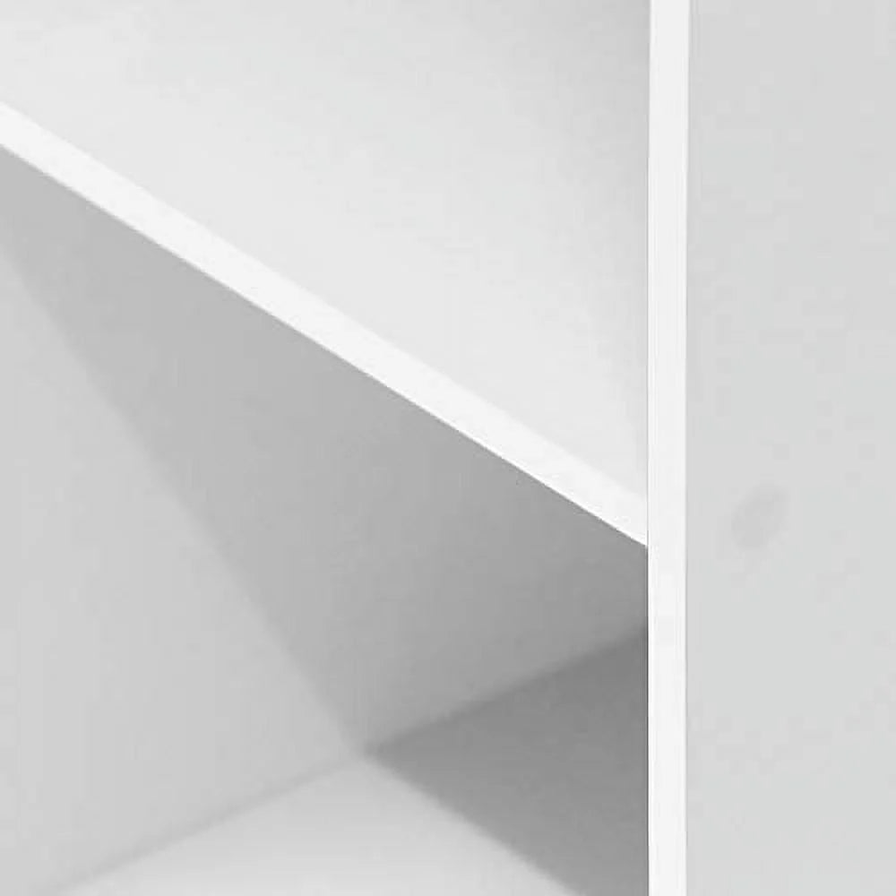 White 3 Tier Open Shelf Bookcase T521