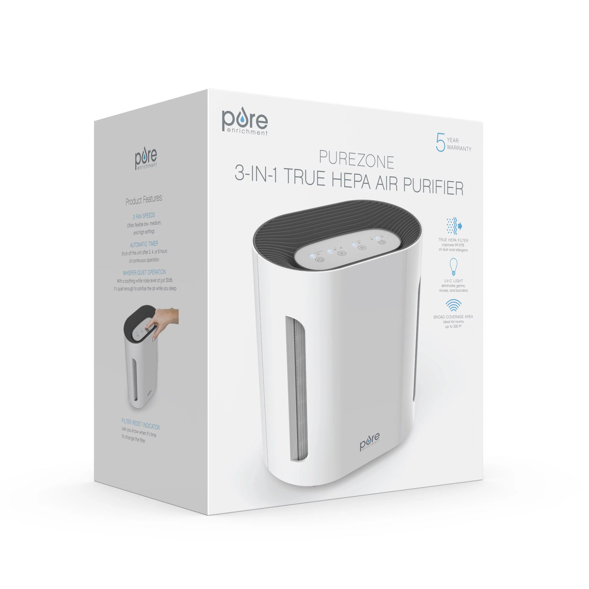 3-in-1 True HEPA Air Purifier G728667