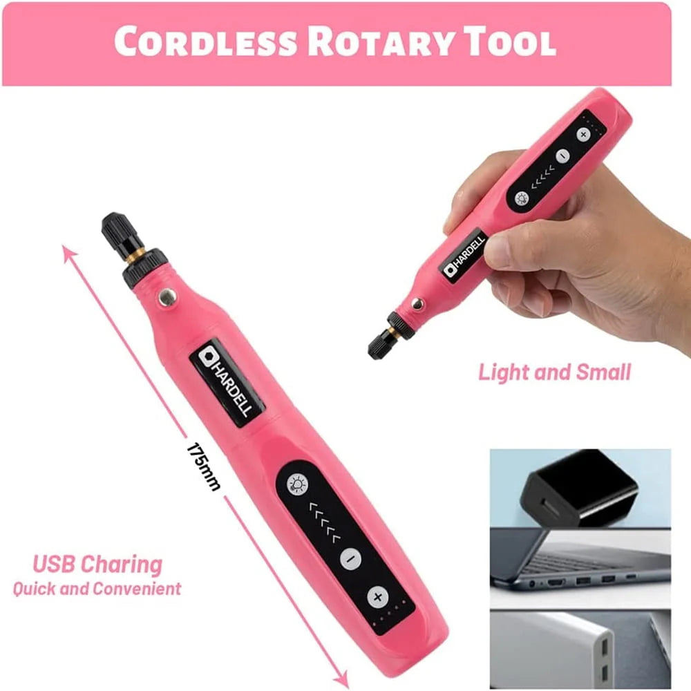 5-Speed Cordless Rotary Tool Kit with 61 Accessories G301
