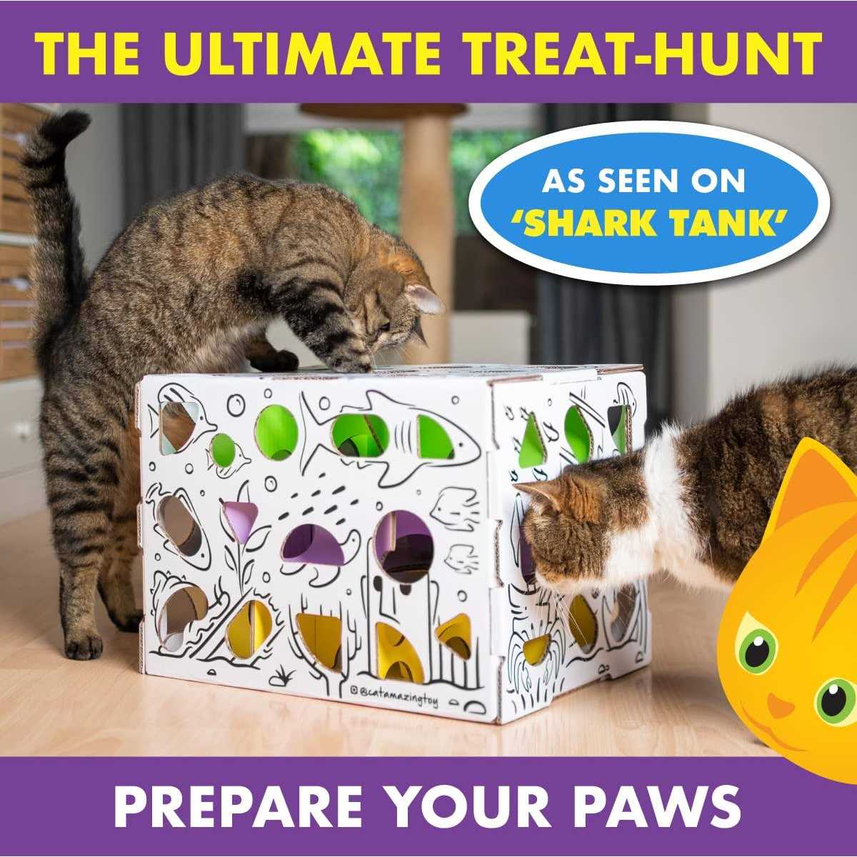 Cat Treat Puzzle Box Z240
