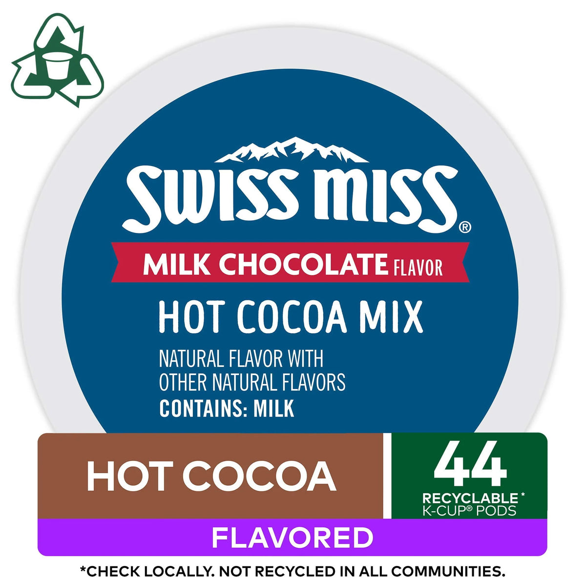 Milk Chocolate Hot Cocoa K-Cup Pods 44 Count J995327