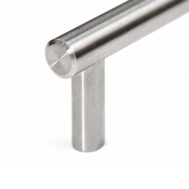 8-Inch Solid Stainless Steel Cabinet Drawer Bar Pull Handles, Case of 25 R98921