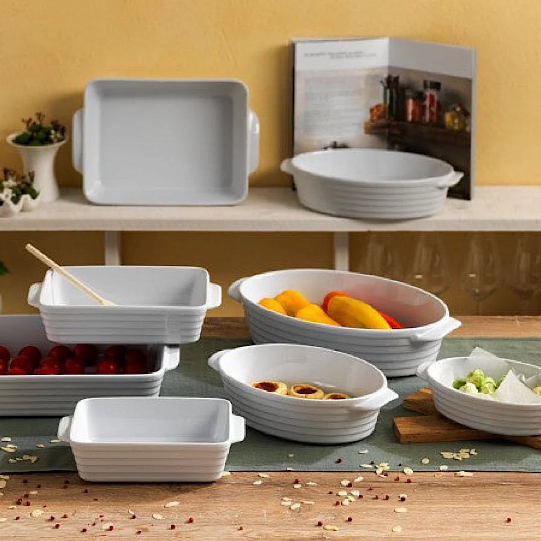 Rect. Bak. Dish 26.5x17cm/6.5h R5050
