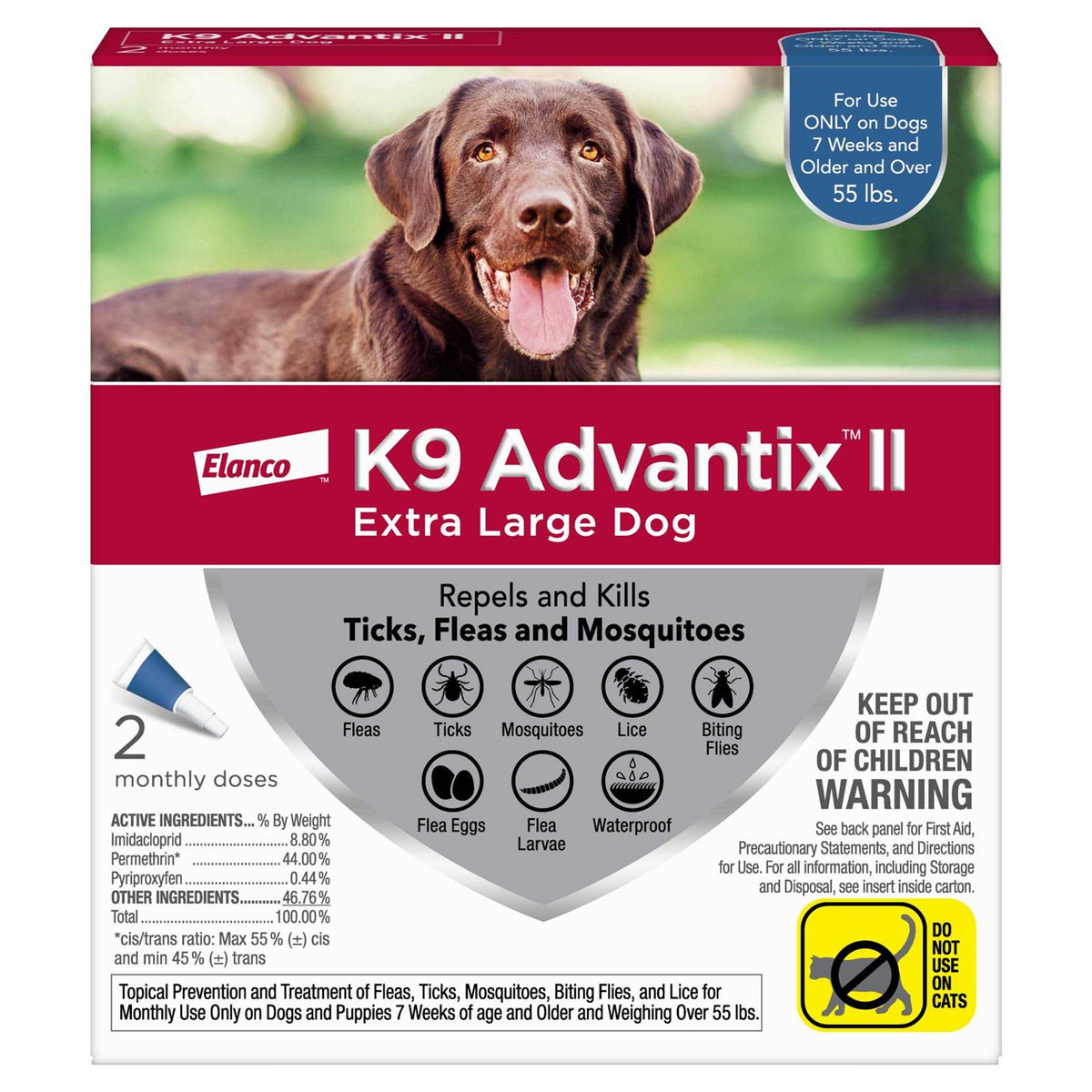 K9 Advantix II Extra Large Dogs E62158