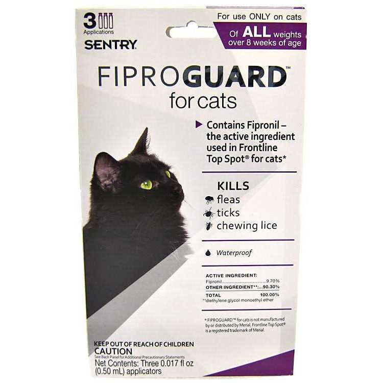 Flea and Tick Treatment for Cats O318569