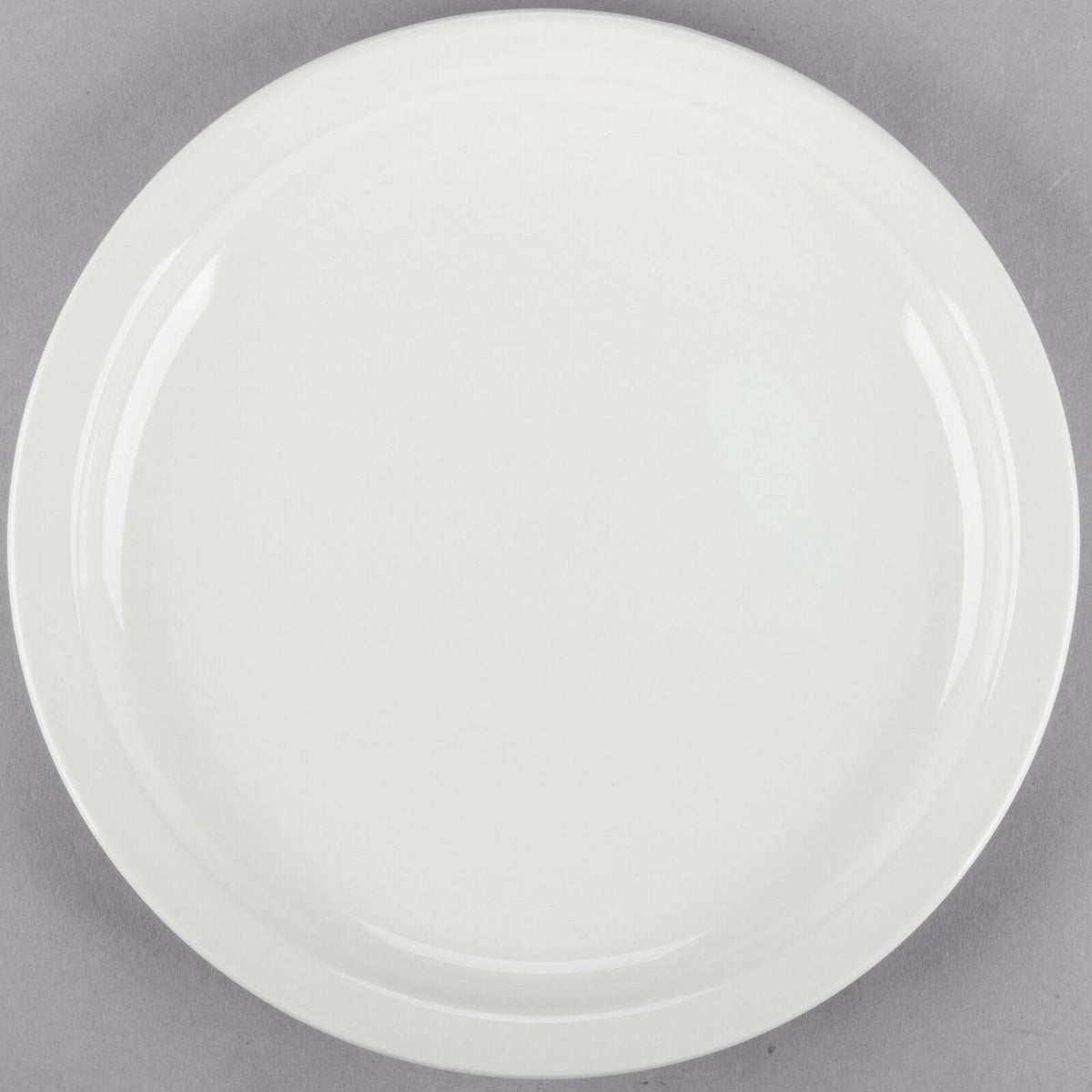 9-Inch White Stoneware Plate, Box of 24 C739387