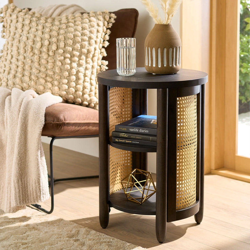 Side Table, Light Honey Finish Z6015