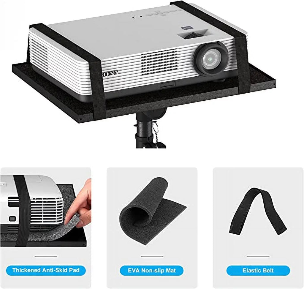 Adjustable Projector Stand Tripod with Gooseneck Phone Holder P9068