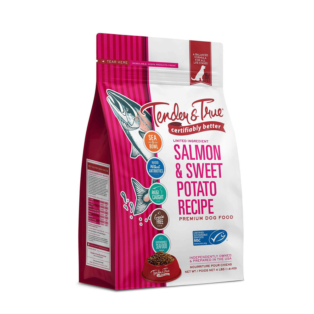 Salmon & Sweet Potato Recipe Dog Food X3713