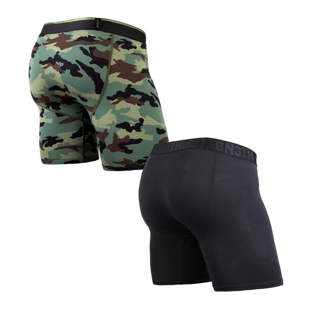 Black Camo 2 Pack Boxer Brief Y4862