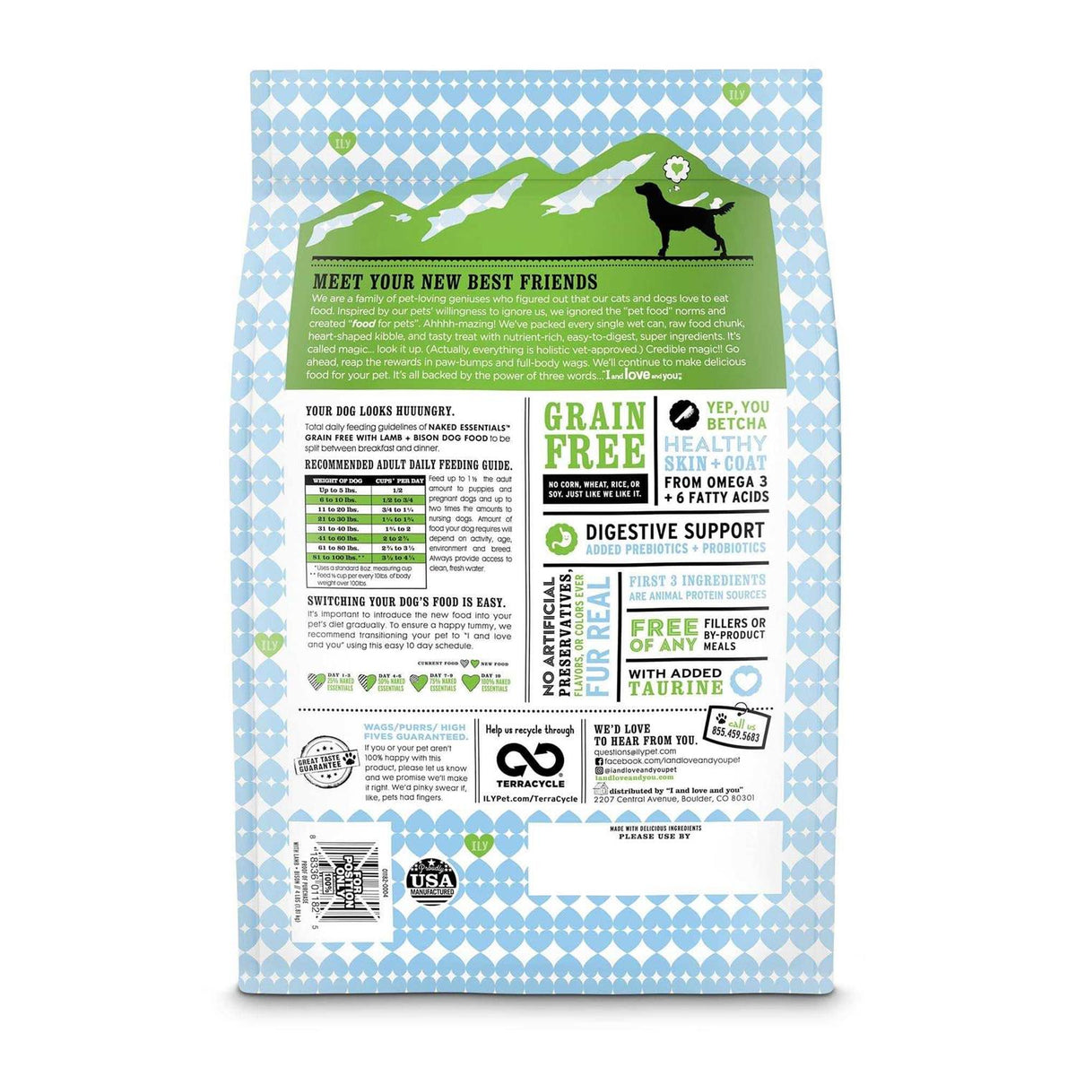 Dry Dog Food Lamb Bison D870