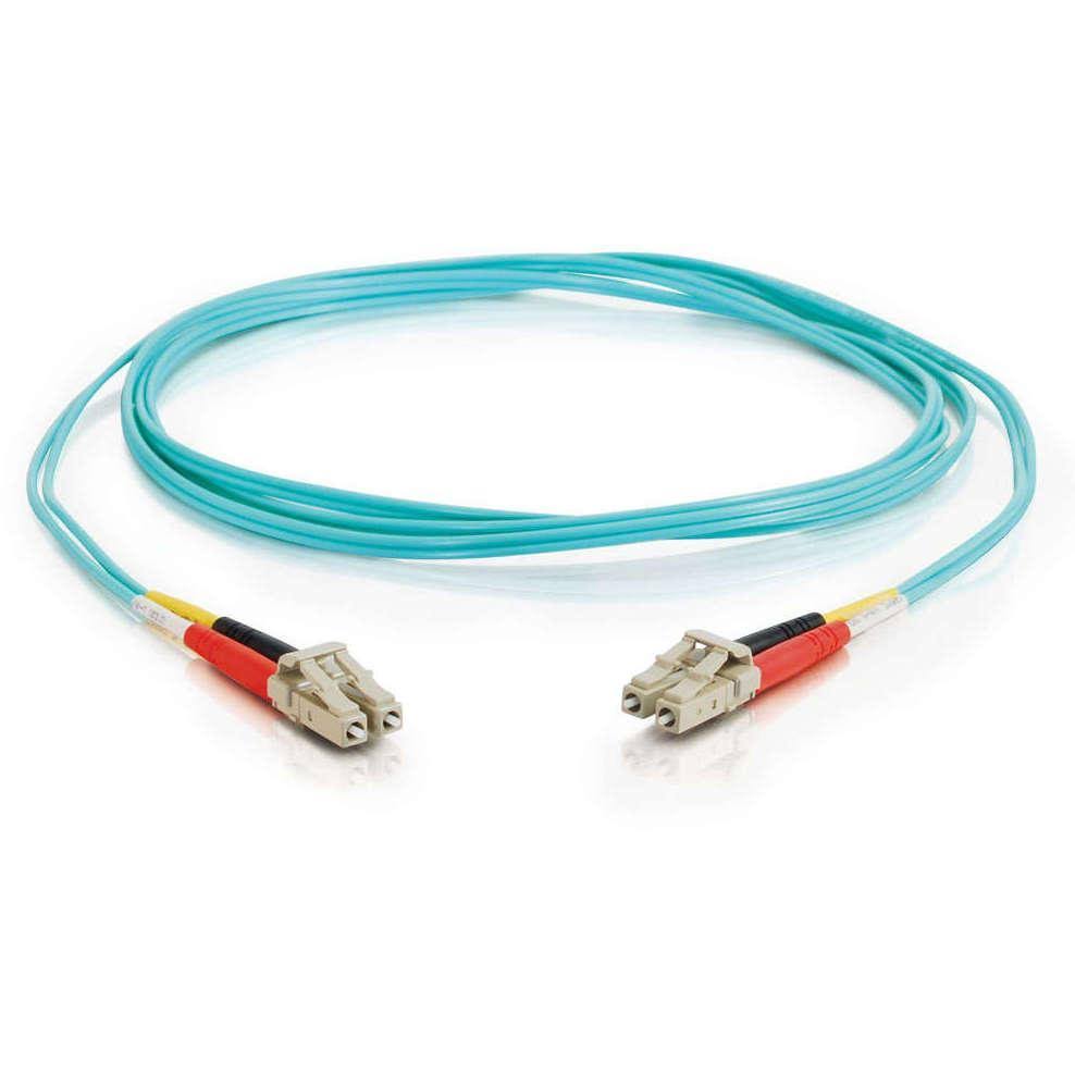 Fiber optic Patch cable OM3 49 ft Aqua W236
