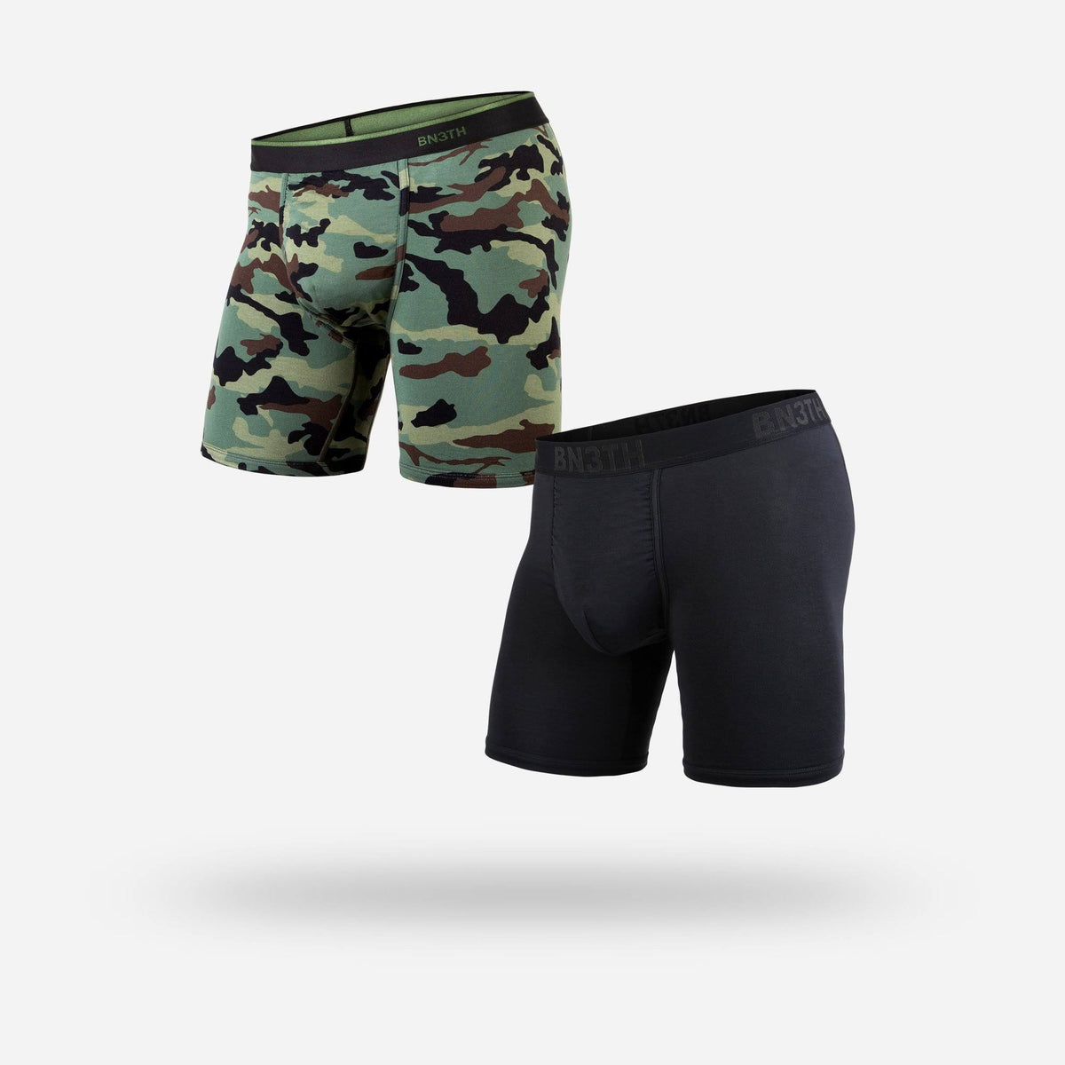 Black Camo 2 Pack Boxer Brief Y4862