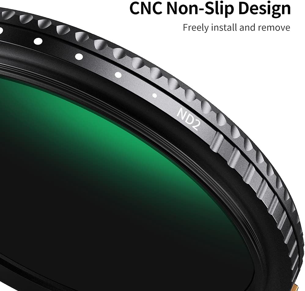 62mm Variable ND Filter ND2-ND400 Adjustable Neutral Density Filter T451