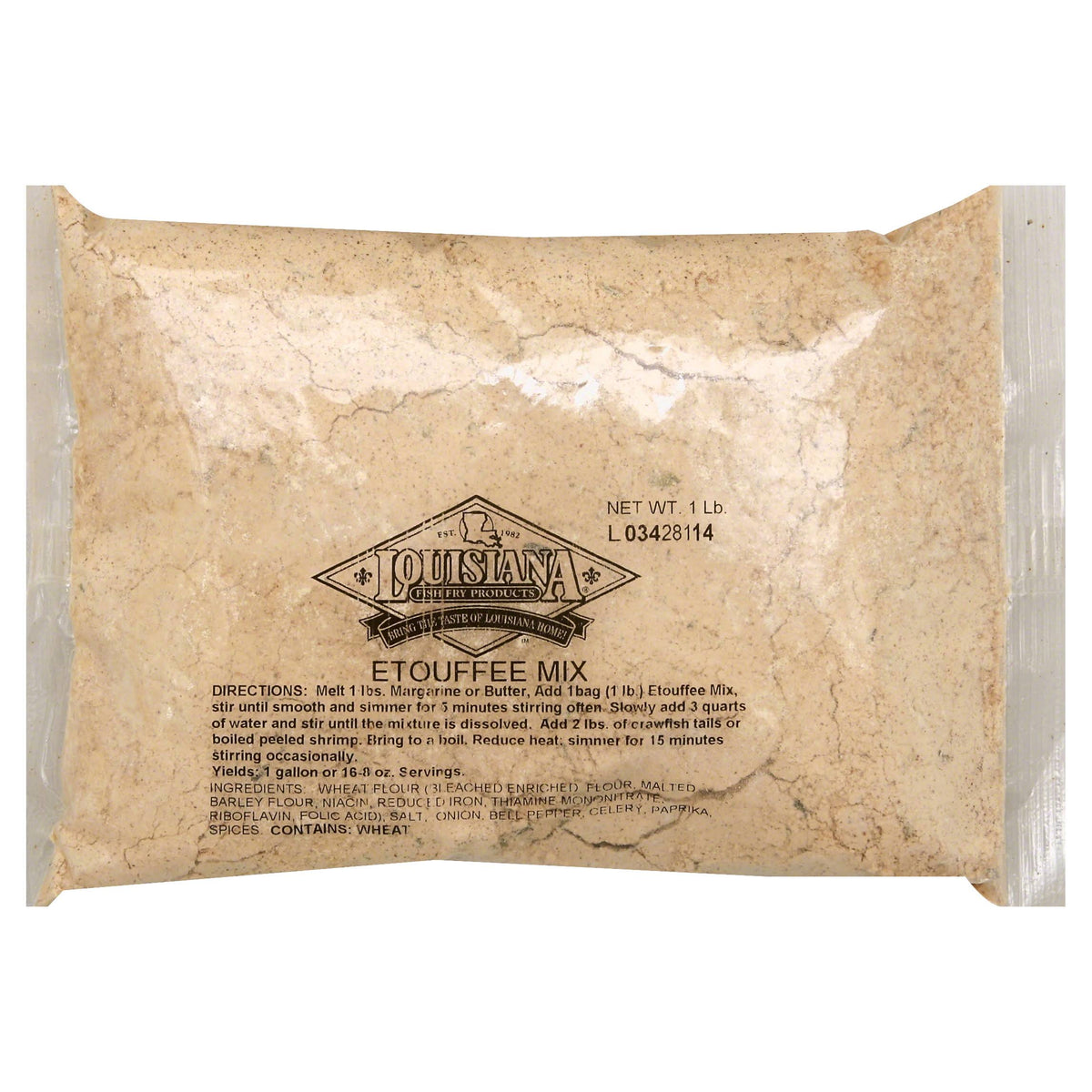 Louisiana Etouffee Base, Cajun - 10 pack, 1 lb bags W1132