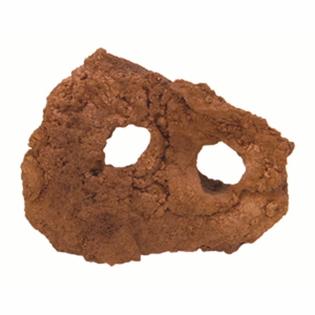 Carved Lava Rock Red Medium K77887