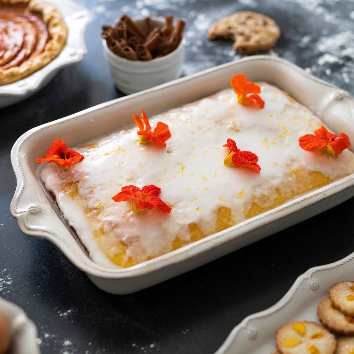 Rectangular Baker Whitewash L6318