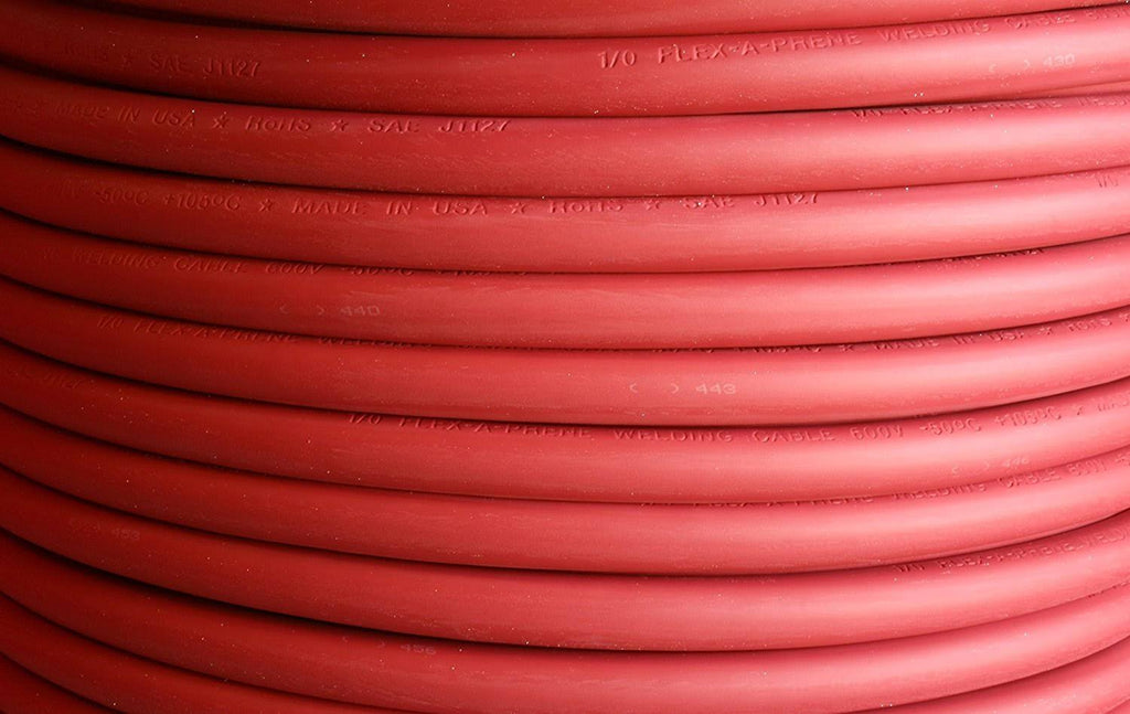 #4 Gauge AWG Welding Battery Cable Red 600 V 30 Feet C891015