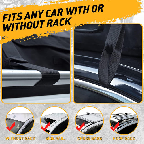 15 Cubic Feet Waterproof Soft-Shell Rooftop Cargo Carrier Bag E746