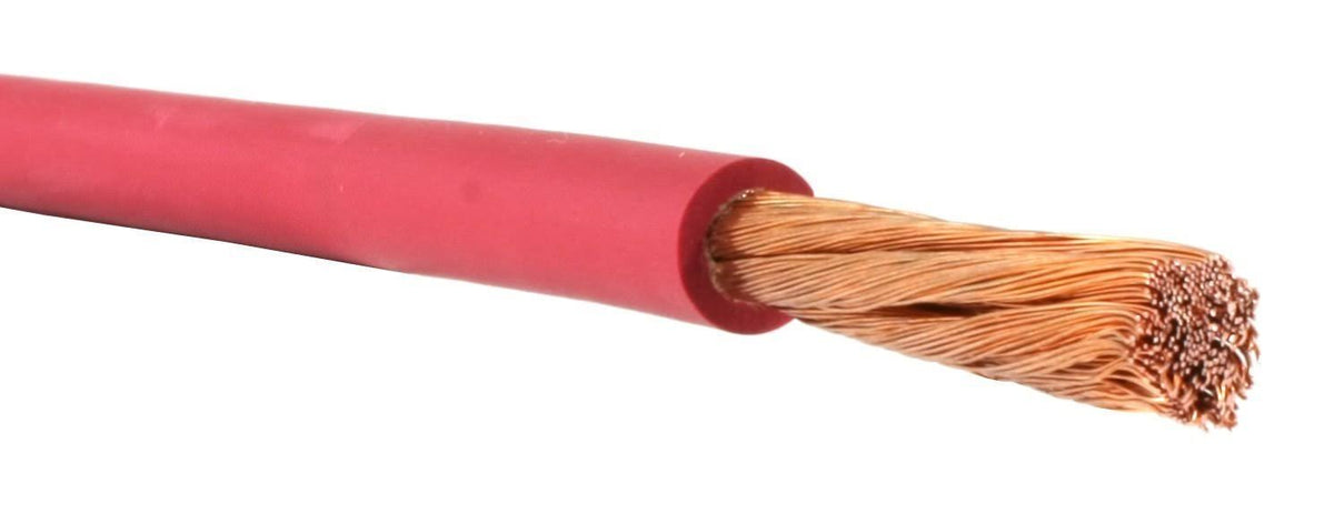 #4 Gauge AWG Welding Battery Cable Red 600 V 30 Feet C891015