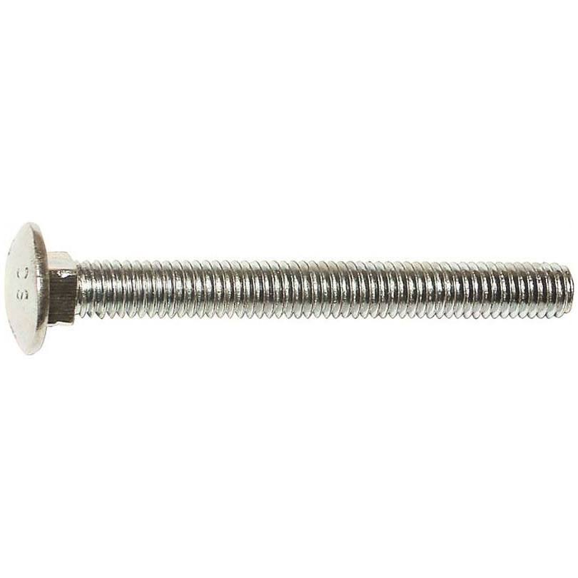 Carriage Bolt 3/8-16 x 8 in Zinc Plated D6932