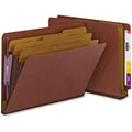 Red End Tab Pressboard Classification Folders L953