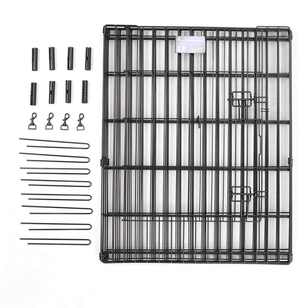 Black Exercise Pen with Door E6499