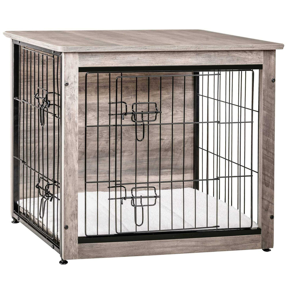 Wooden Dog Crate Furniture with Cushion Y3369