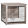 Wooden Dog Crate Furniture with Cushion Y3369