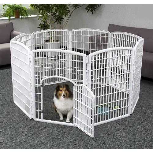8-Panel Pet Playpen with Door X8423
