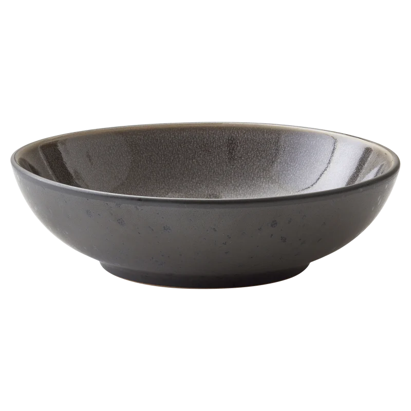 Black Grey Pasta Bowl 20cm D341400