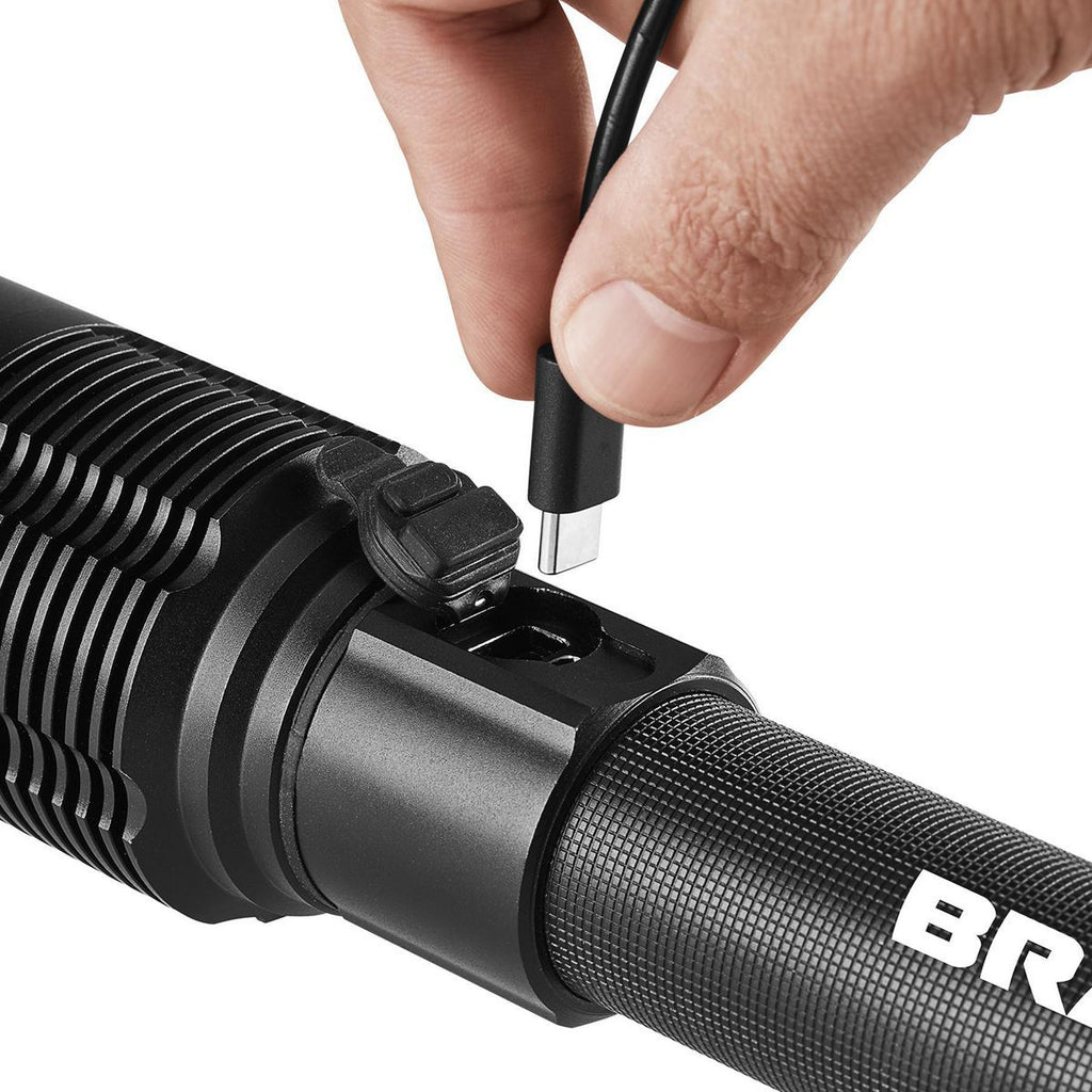 7000 Lumen Rechargeable Waterproof LED Flashlight Y8554
