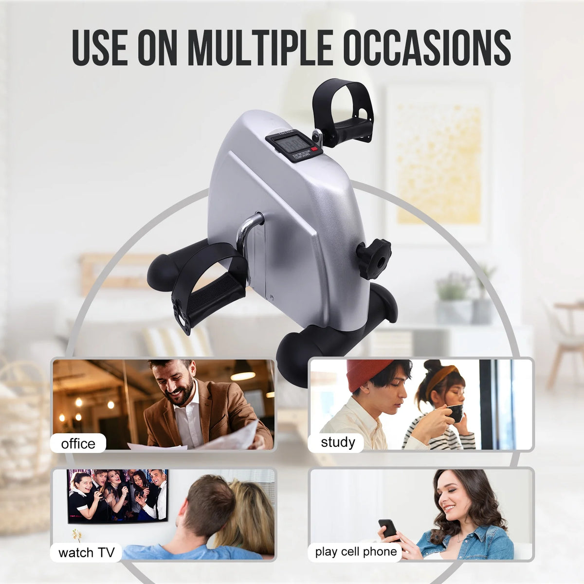 Mini Exercise Bike with LCD Screen X425205