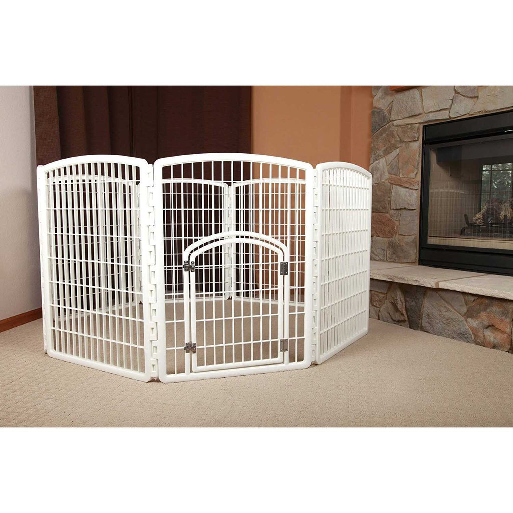 8-Panel Pet Playpen with Door X8423