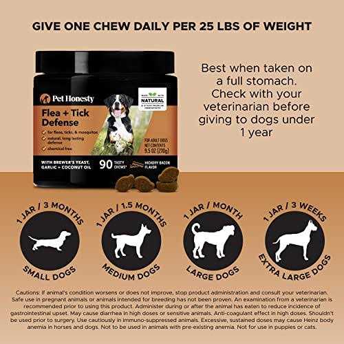 Flea & Tick Support Supplement Soft Chews for Dogs K970503