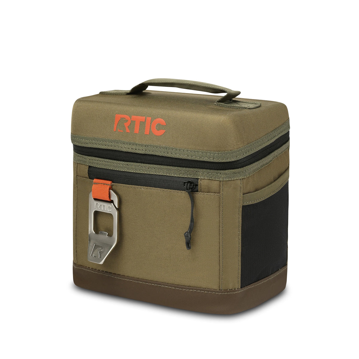 6 Can Insulated Soft Cooler, Black X6379