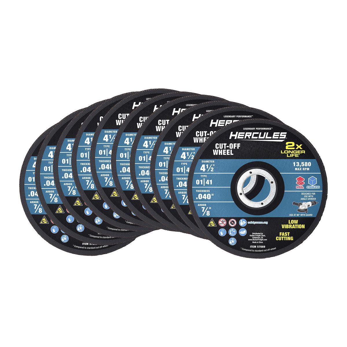 4-1/2 in. Metal Cut-Off Wheel 10-Pack T656760