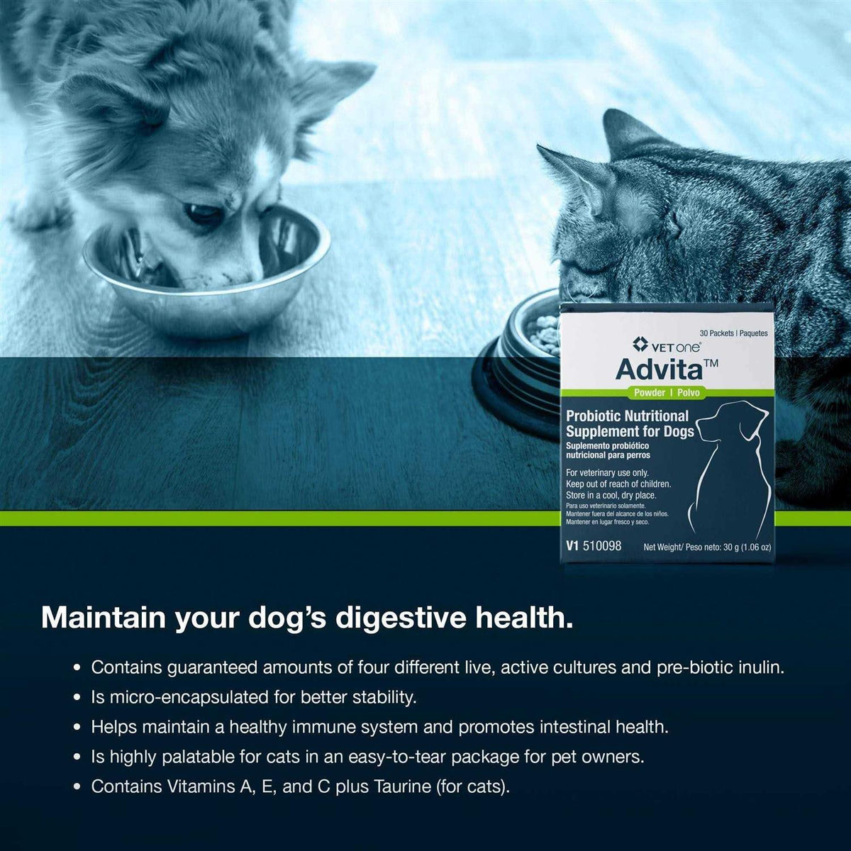 Probiotic Nutritional Supplement for Dogs W14981