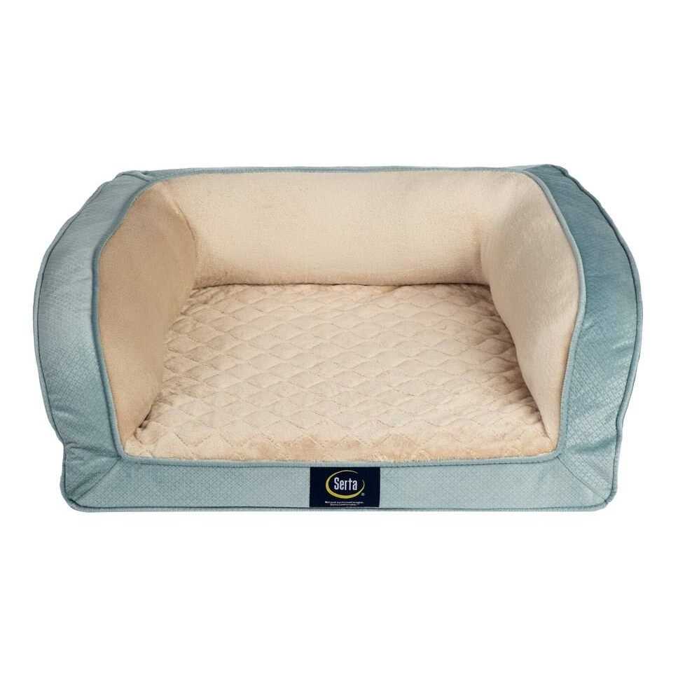 Quilted Orthopedic Bolster Dog Bed K499496