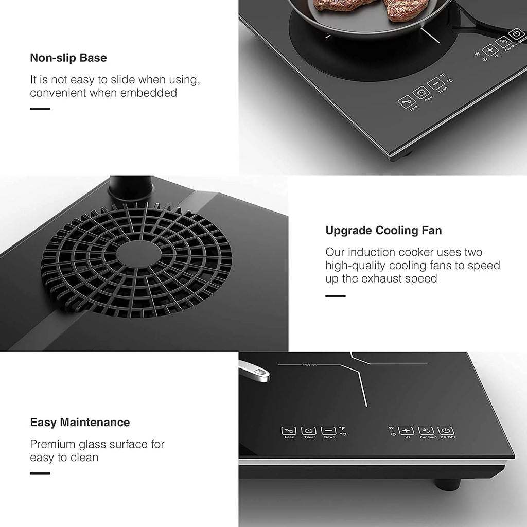 24 Inch 2 Burner Induction Cooktop L11604
