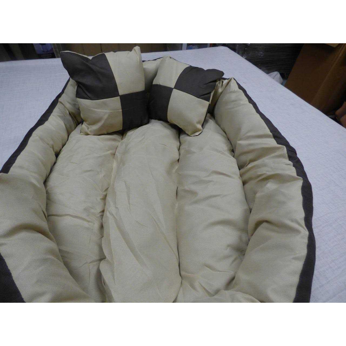Oval Bolster Cat Dog Bed Y428