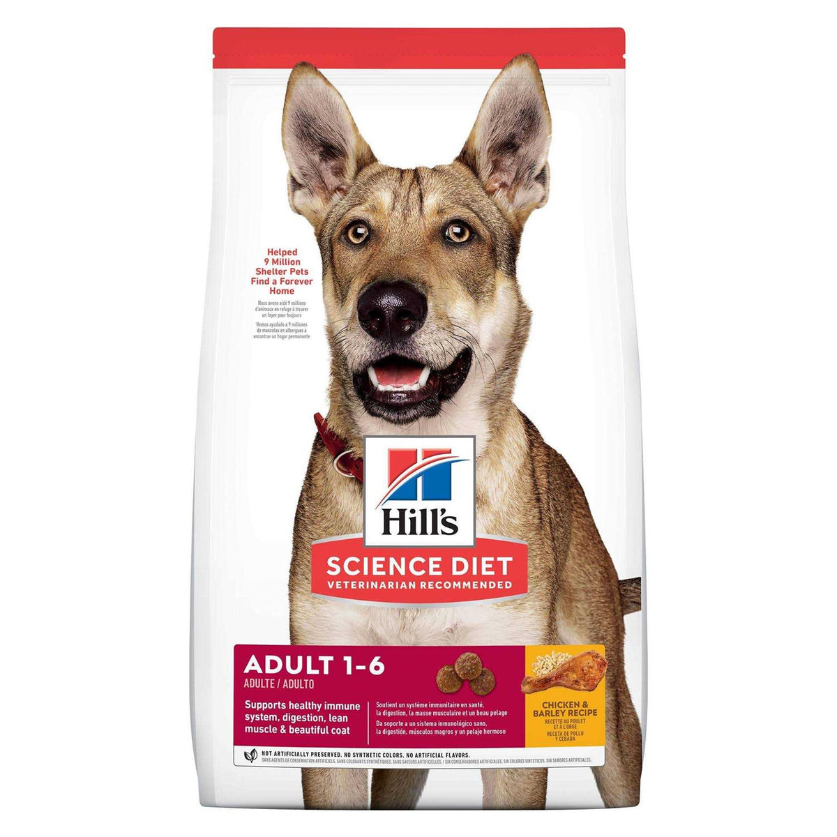 Adult Chicken & Barley Dry Dog Food Q801671