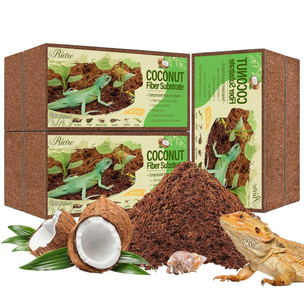 Natural Coconut Fiber Reptile Terrarium Bedding R5507